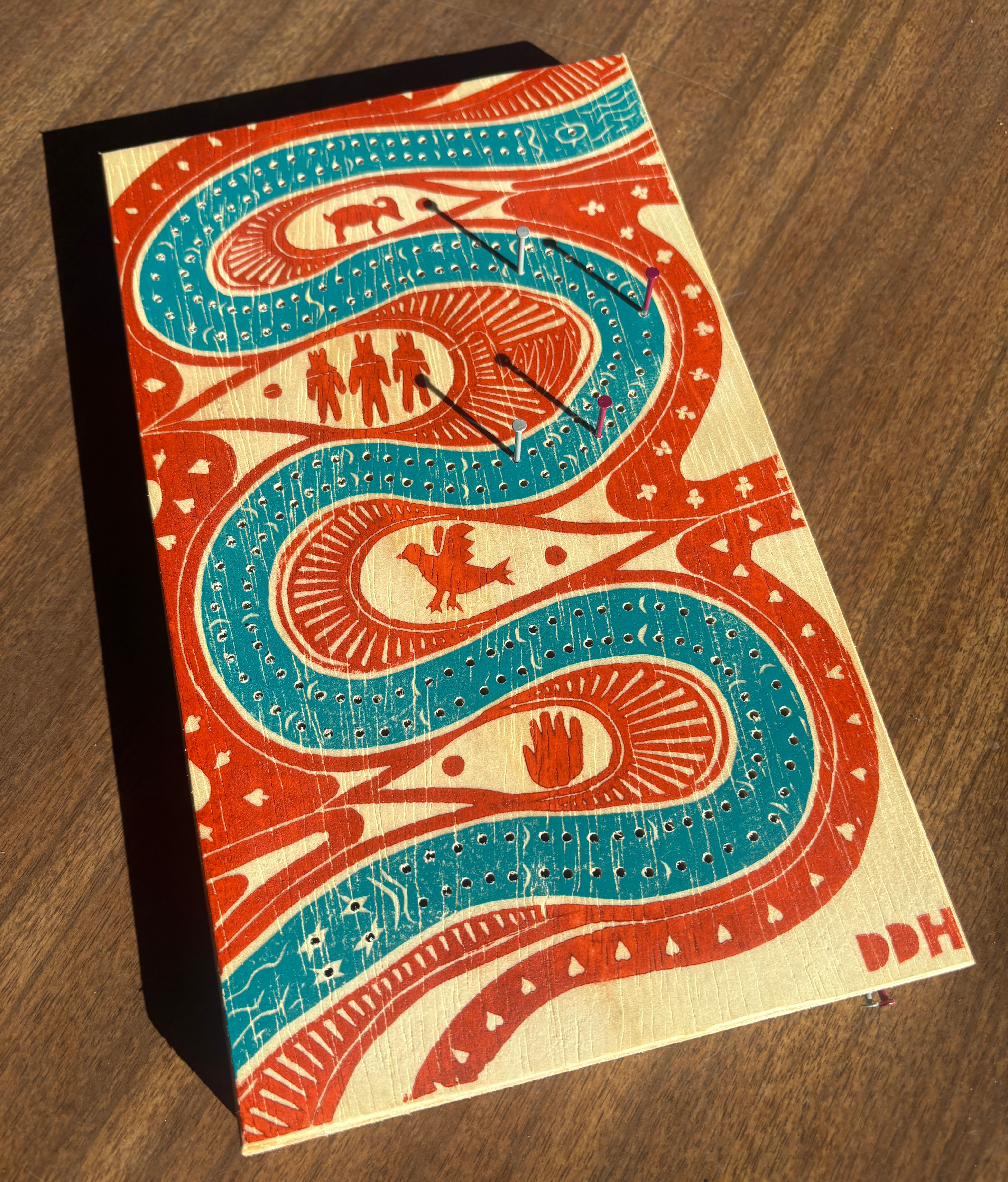 'Canyon Cribbage' Board