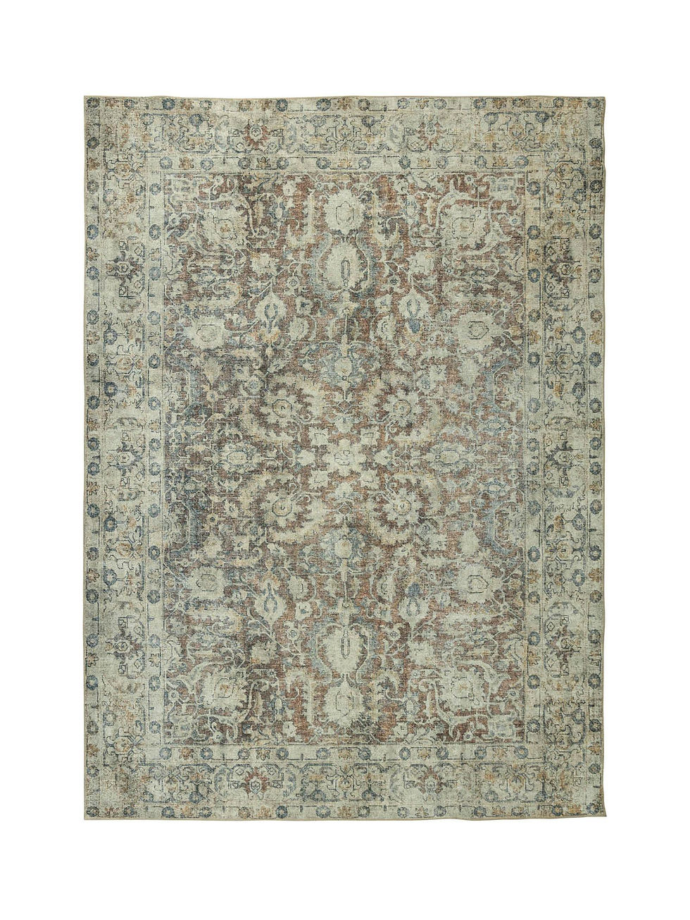 Courtship Rug in Chestnut