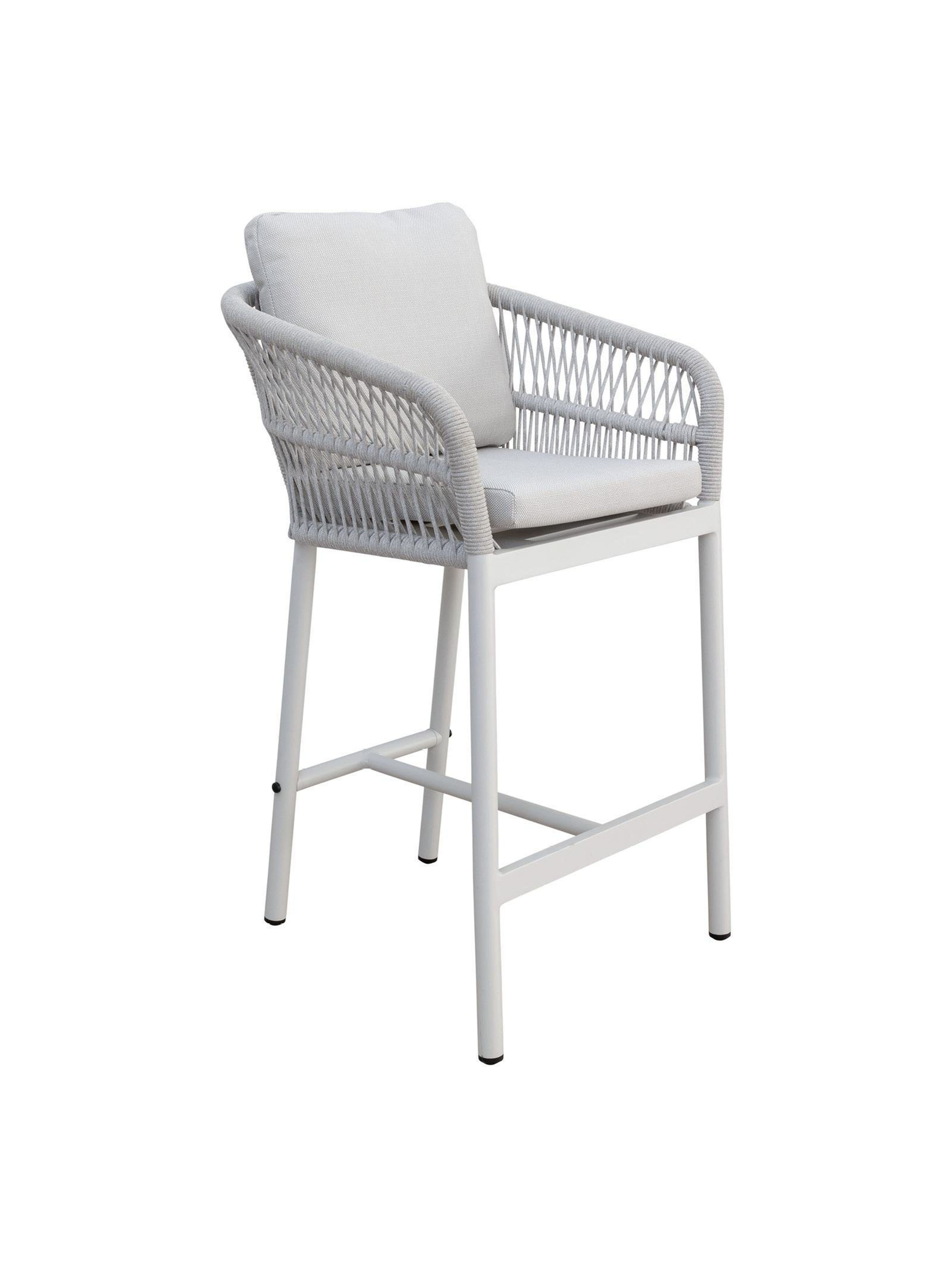 Amahle Outdoor Counter Chair in Whipped Cream