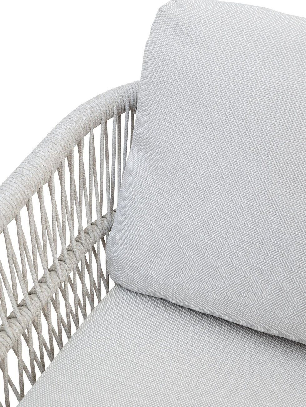 Thumbnail: Amahle Outdoor Dining Chair in Whipped Cream