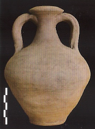 Jarra biansada en cerámica común