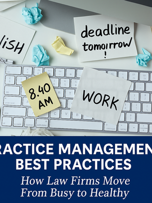 Keyboard with sticky notes reading ‘8:40 AM’ and ‘WORK,’ symbolizing practice management and daily tasks