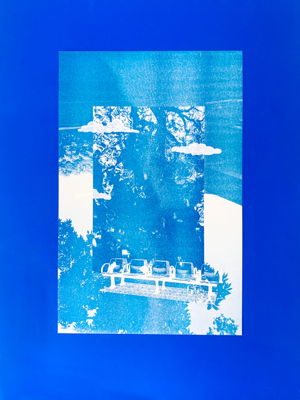 Riso Print | Waiting II