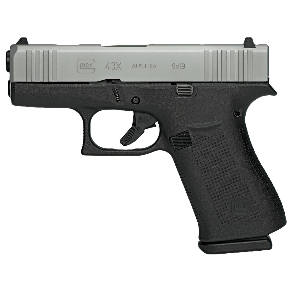 GLOCK 43X SUB COMPACT, 9MM 10RD