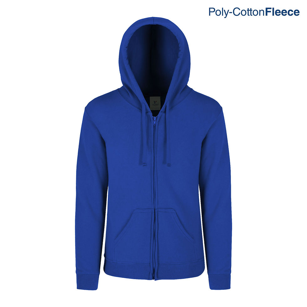 Miniatura: Sudadera con Capucha, Cangurera y Cierre Unisex para Adulto · C0701 ·