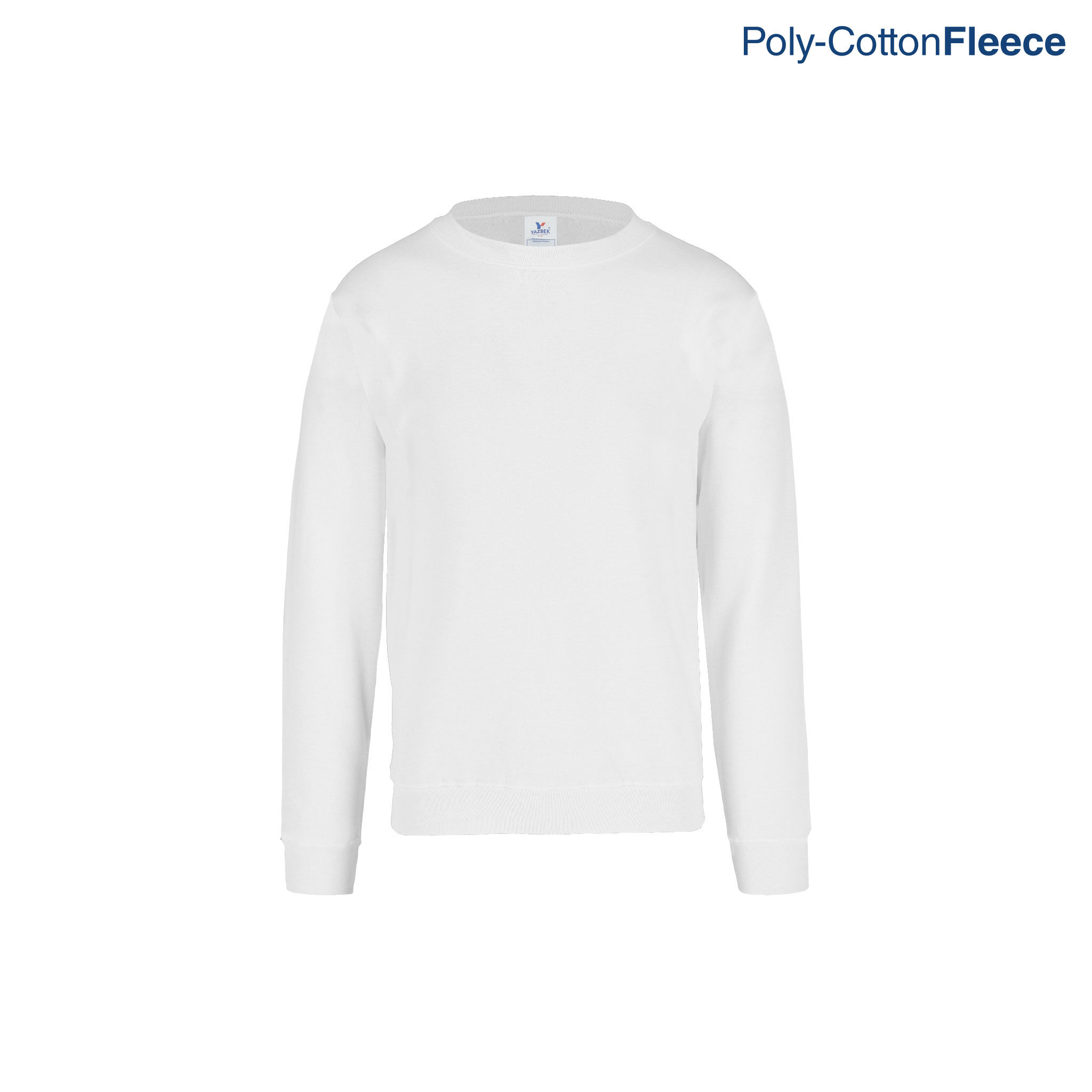 Copia de Sudadera Cuello Redondo Unisex Joven/Niño - J0700 B - Blanco