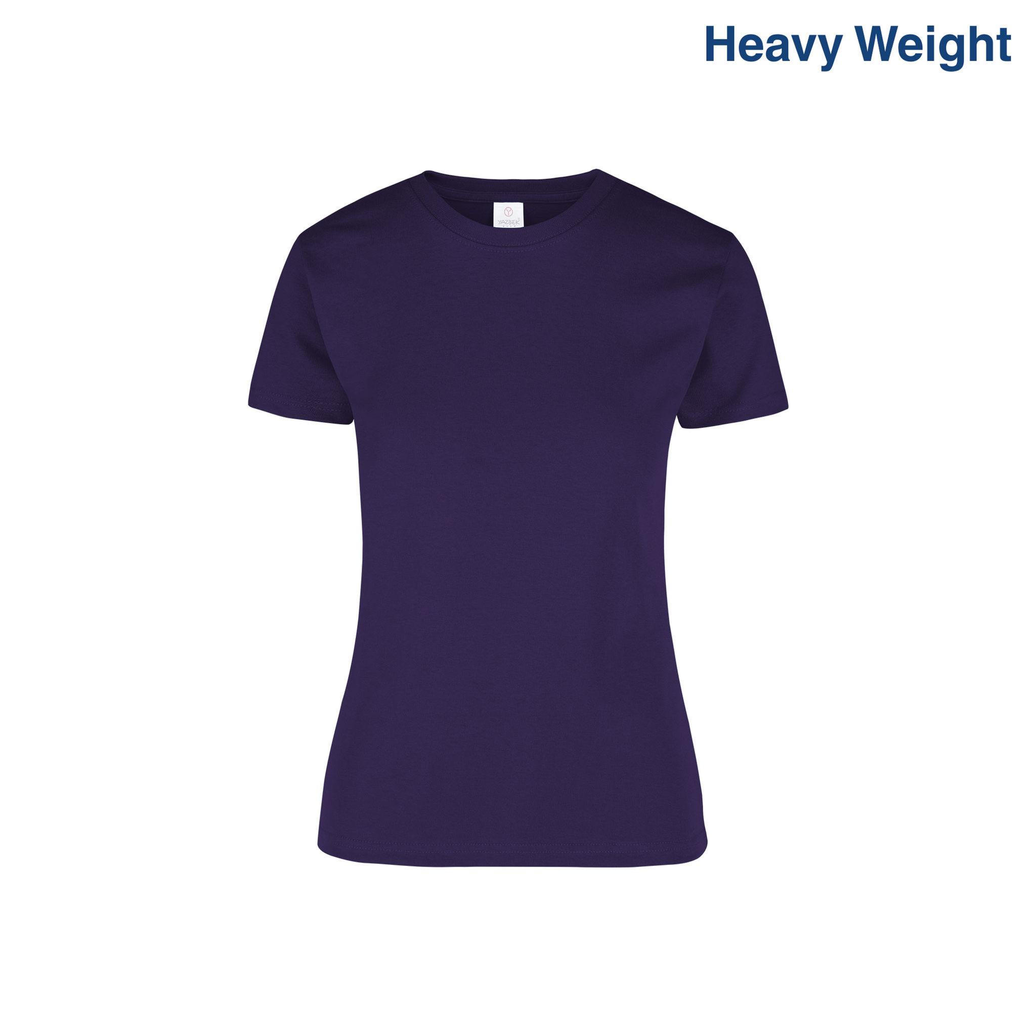 Playera Peso Completo Cuello Redondo Manga Corta para Dama · D0300 MO · Morado