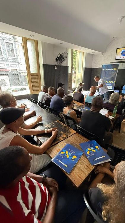 Turma cheia no Albergue Alfonso Lavale