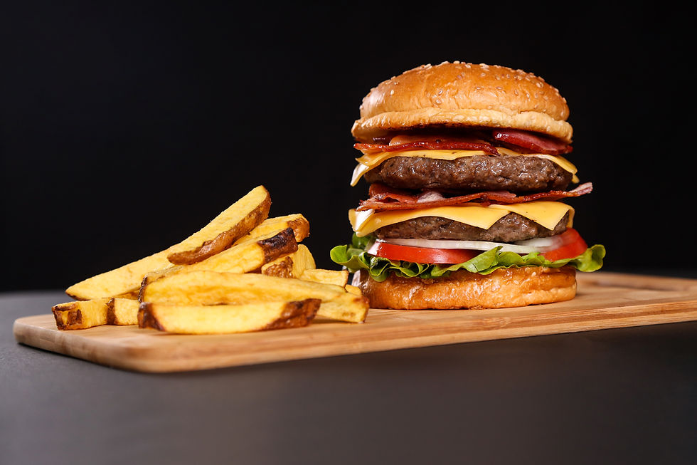 Arranged Food and Objects