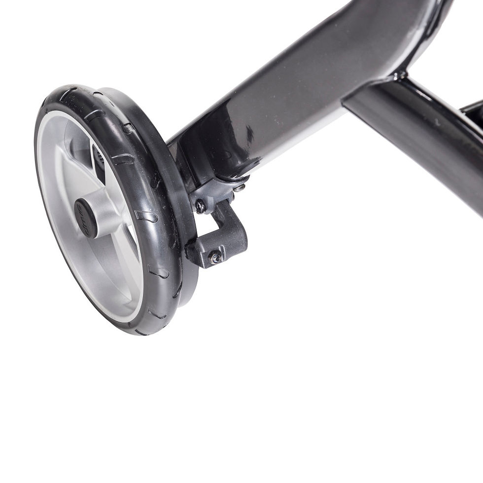 Thumbnail: Close-up of a U-Step Neuro (Standard) walker wheel and frame detail.