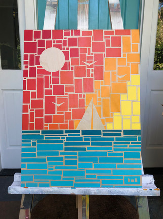 GEOMETRIC SAILBOAT