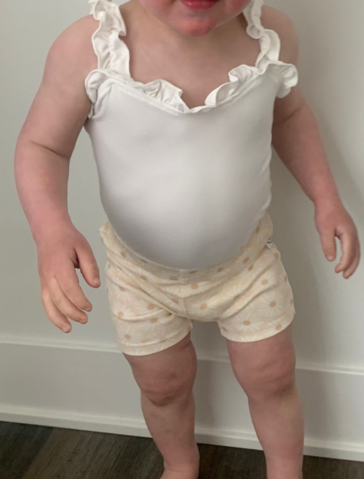 ruffle onesie (2T)
