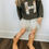 Thumbnail: hand embroidered chunky knit sweater | green