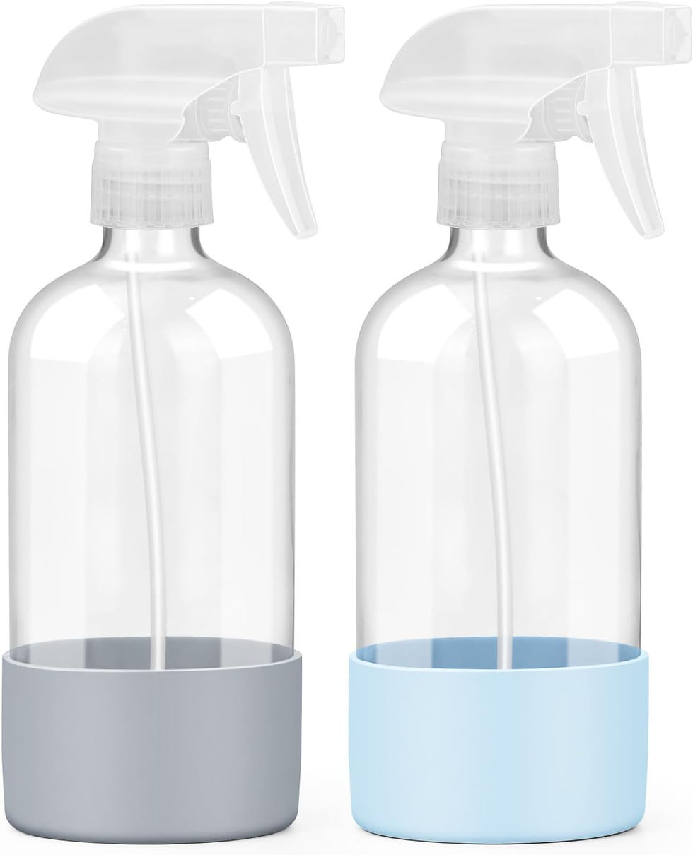 2 pack of glass spray bottles