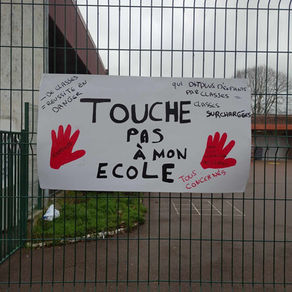 Présence rassemblement école Pierre Larousse