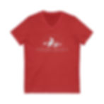 Thumbnail: Unisex Jersey Short Sleeve V-Neck Tee