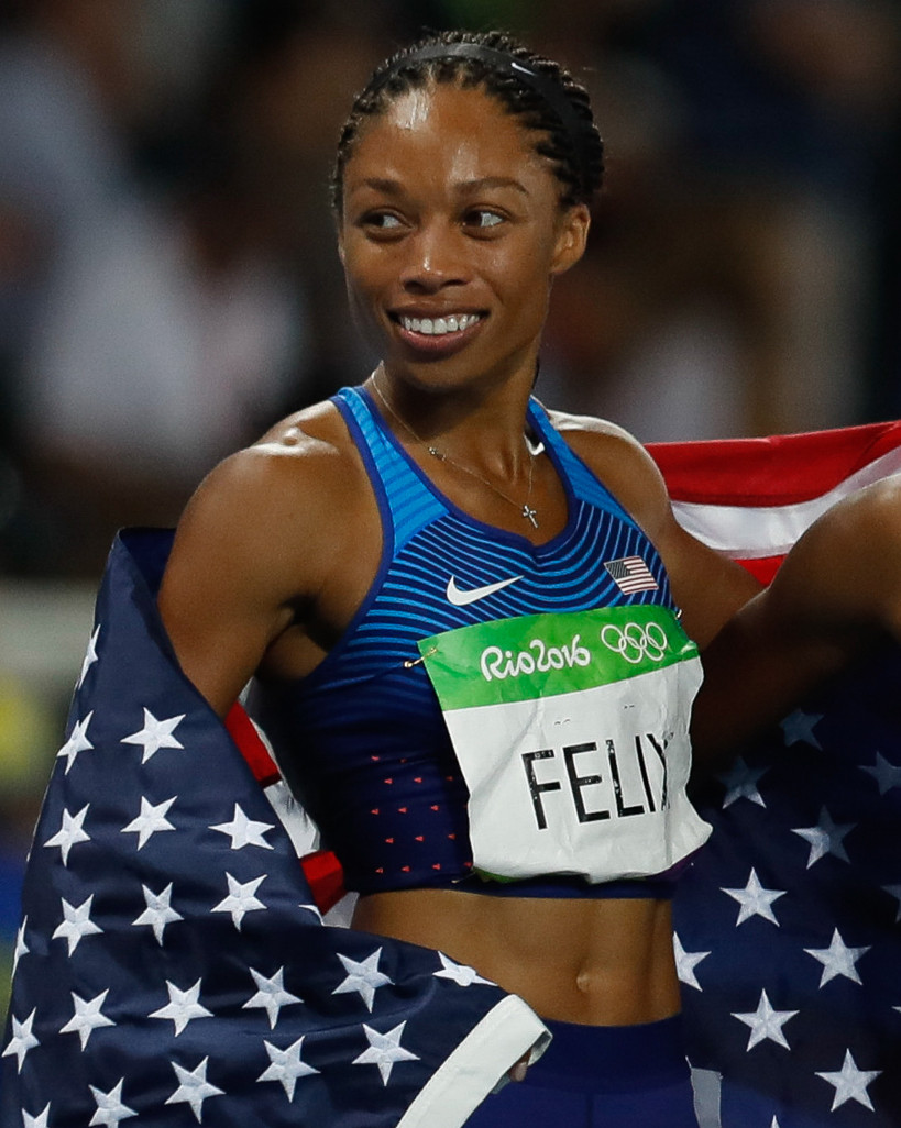 3. Allyson Felix. 