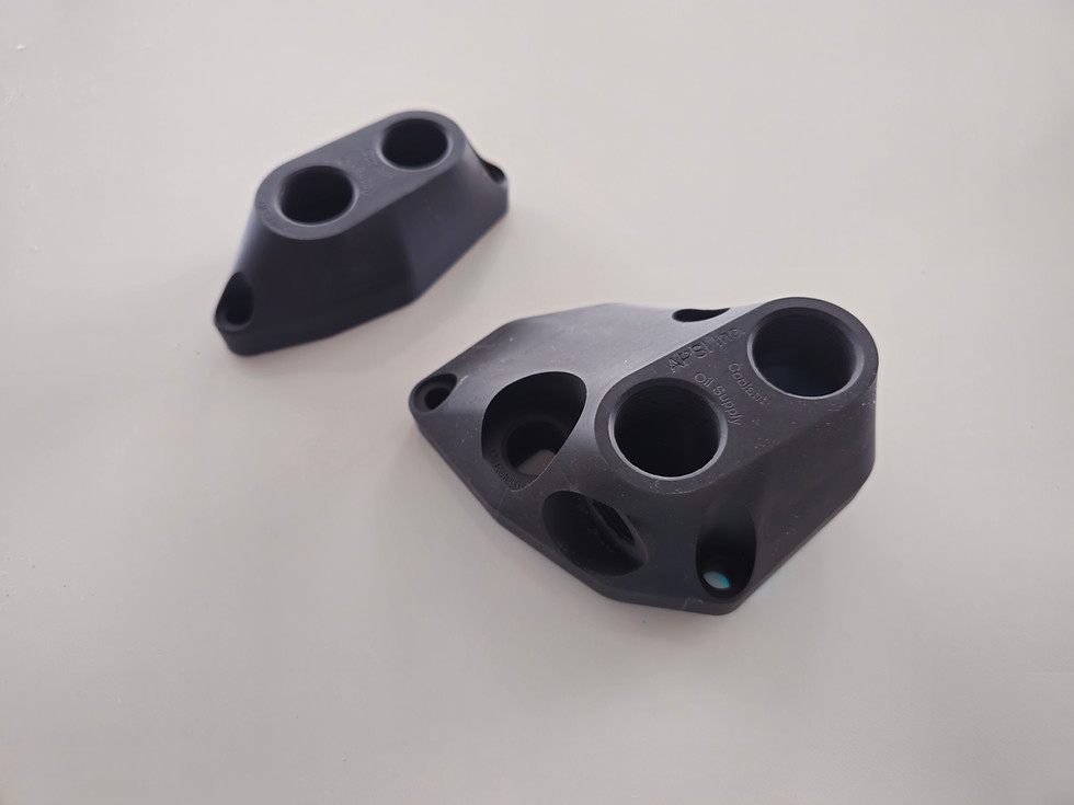 Thumbnail: Front and Rear remote oil cooler Adapters