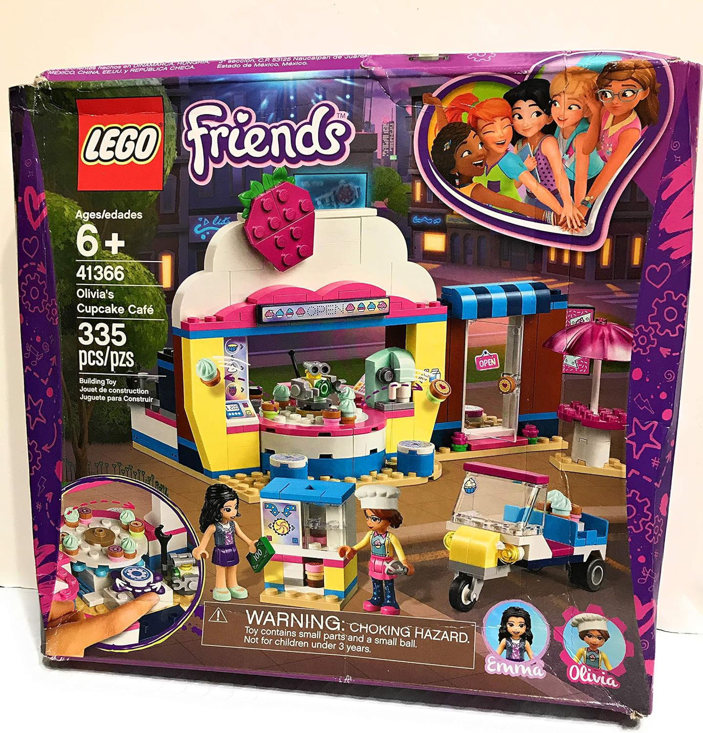 LEGO Friends Olivia’s Cupcake Café 41366 Building Kit (335 Piece)