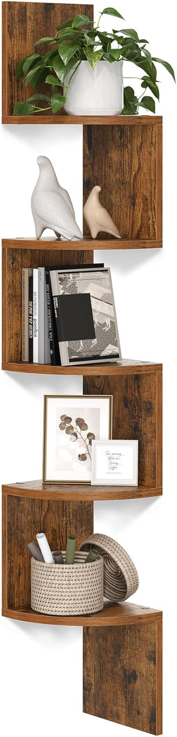 VASAGLE Corner Shelf Wall Mount