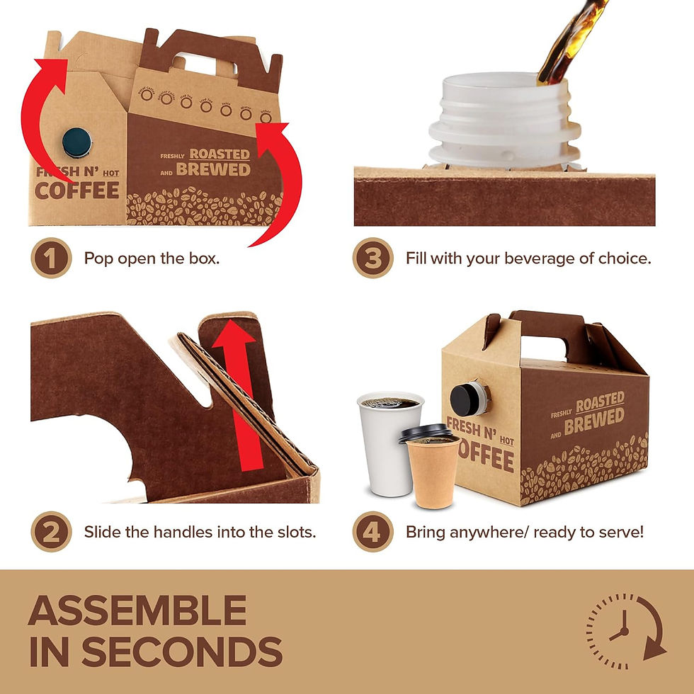 Thumbnail: 96 oz Disposable Coffee Box Dispensers