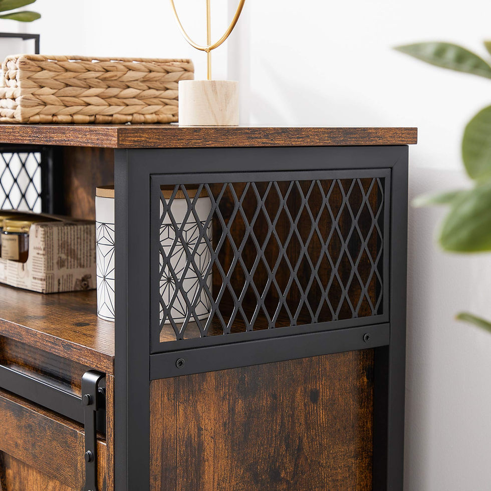 Thumbnail: VASAGLE Buffet Cabinet – Coffee Bar Storage Cabinet – Rustic Brown