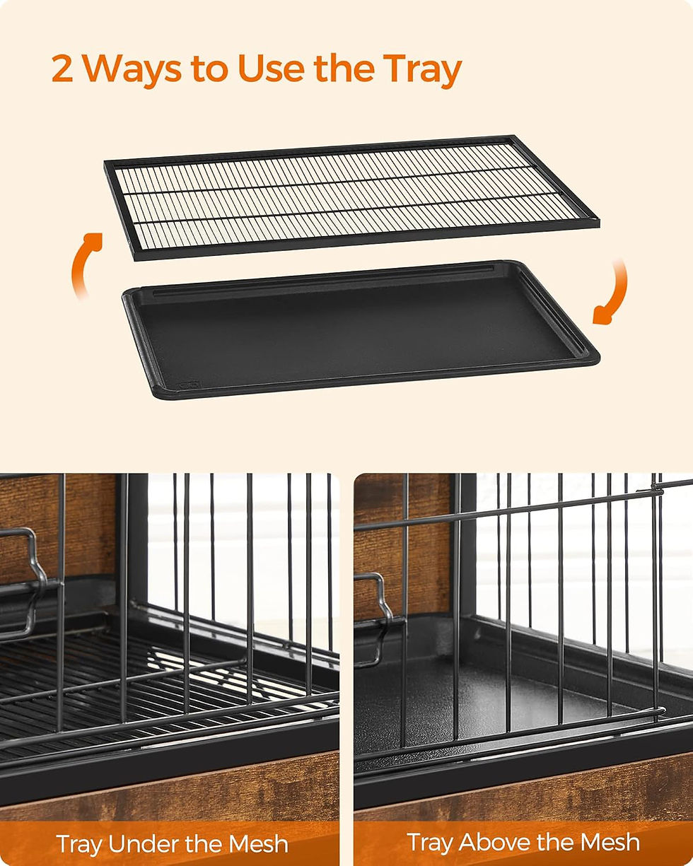 Thumbnail: Feandrea Dog Crate Furniture Small 