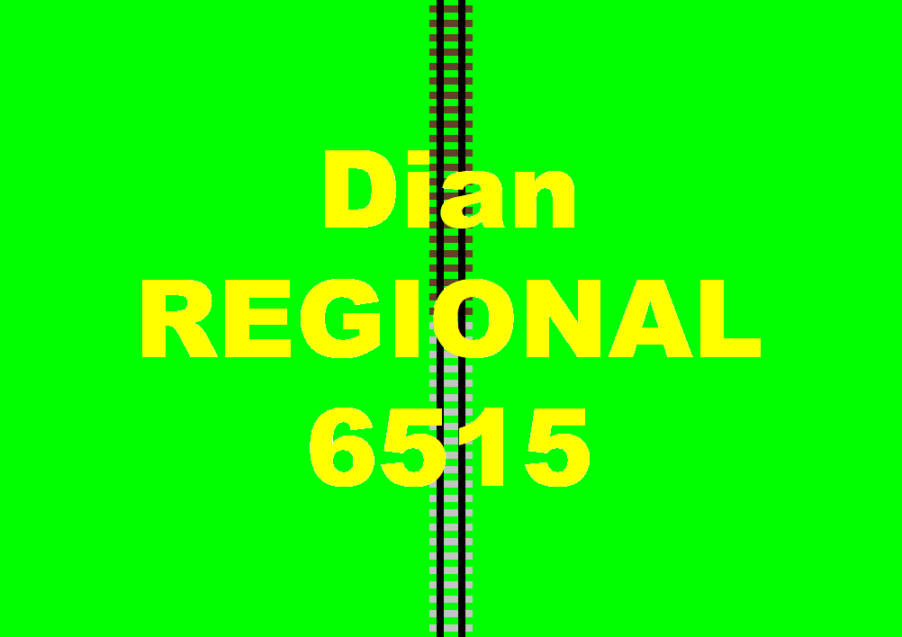 Logo de Dian REGIONAL 6515 🛤️ (Verde Claro)