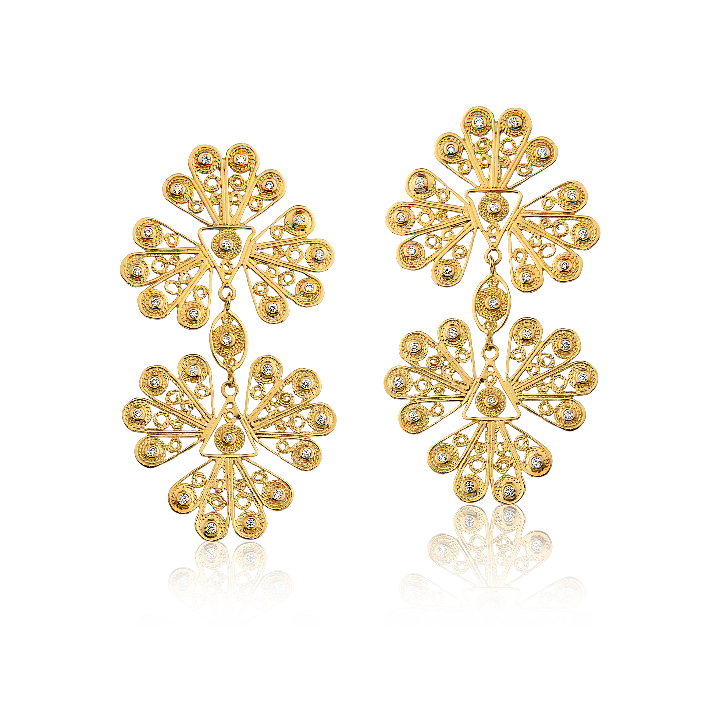 Brincos Nice Ouro Amarelo 18K