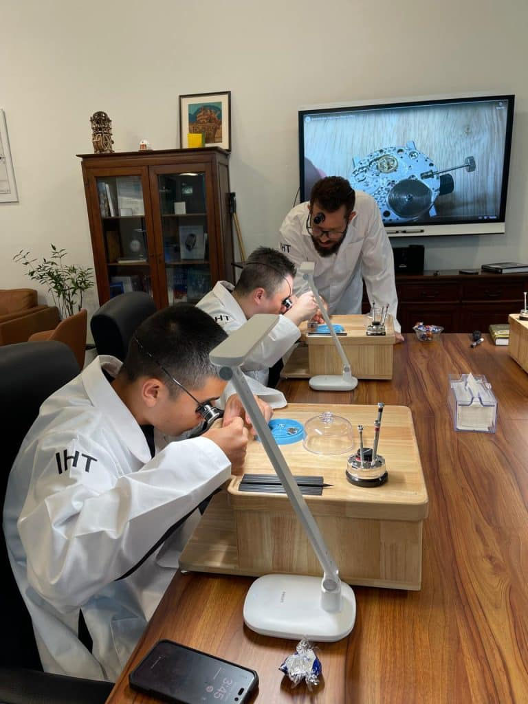 Michael conducting a workshop.