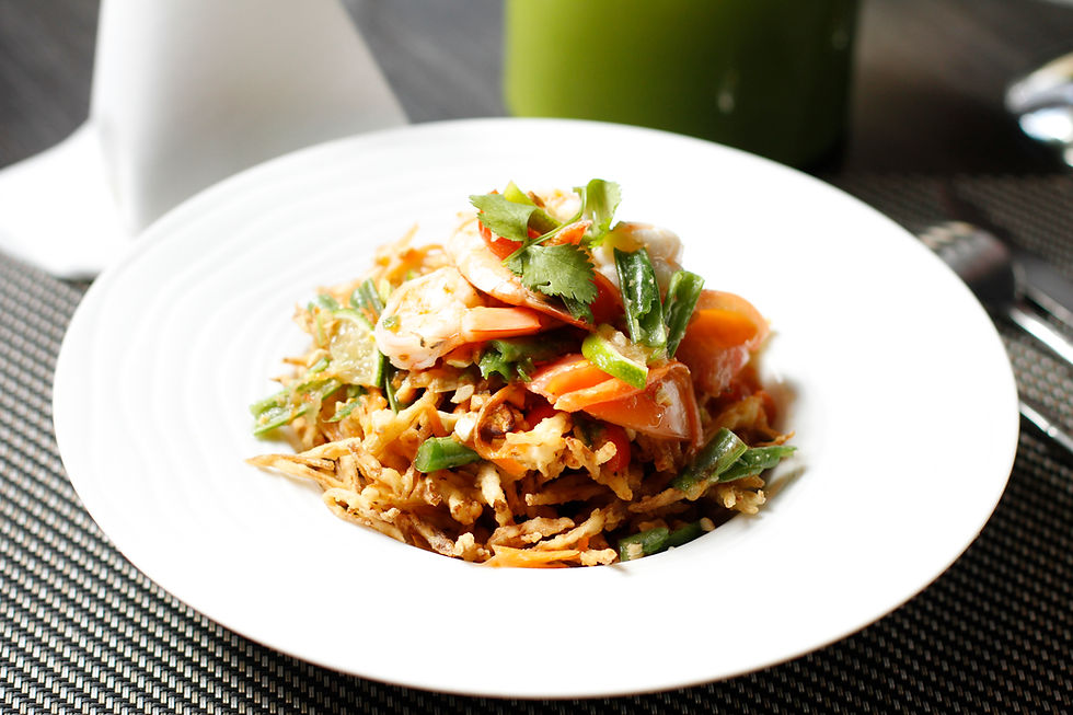 Arranged Food and Objects