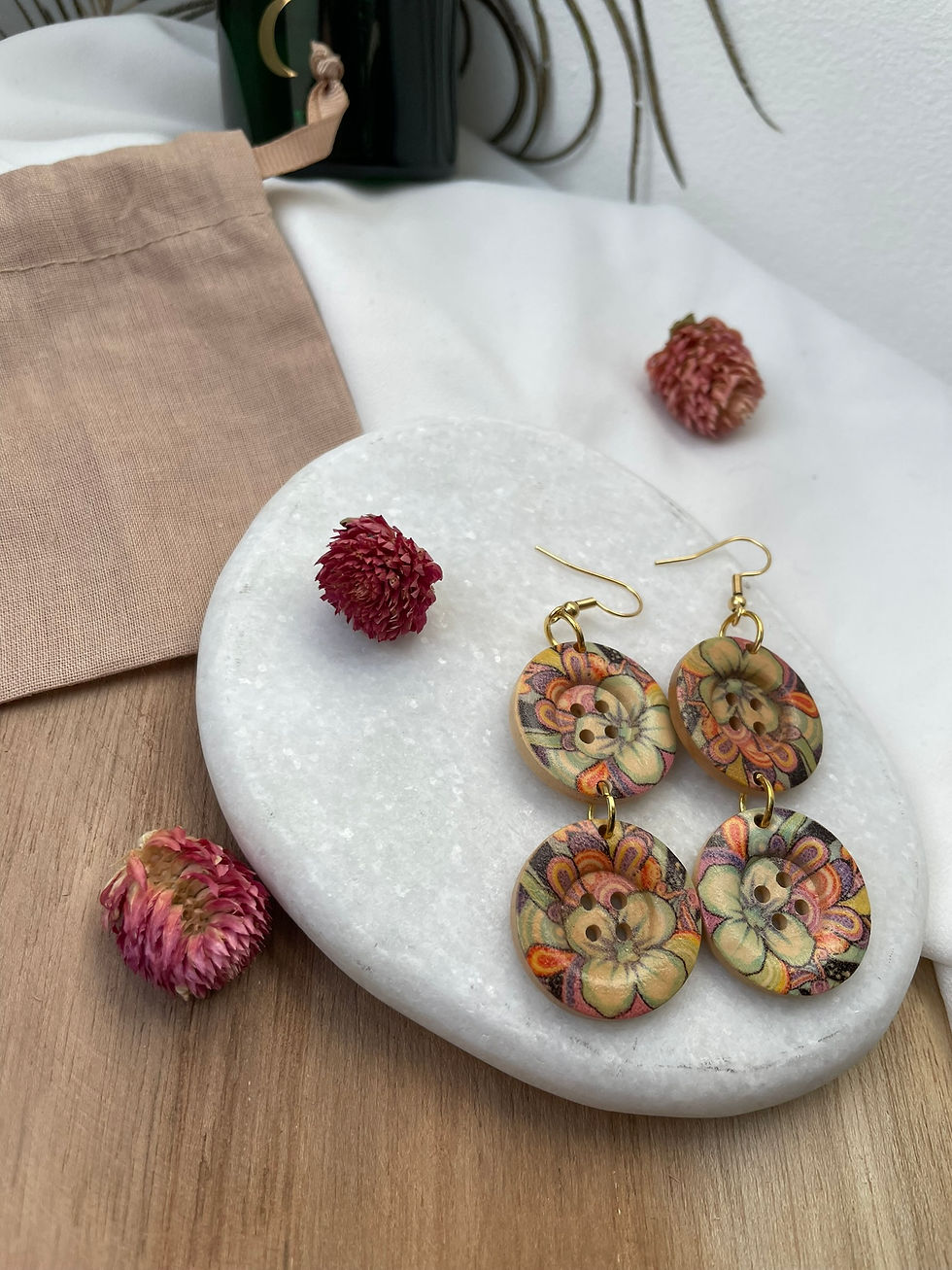 Miniature : Pendantes boutons