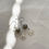 Miniature : Boucles d'oreilles perles naturelles jaspe dalmatien 10mm