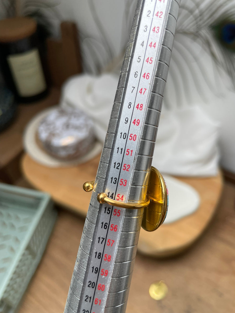 Thumbnail: Bague bouton réglable - LIBELLULE - MUSIQUE - FLEURS