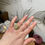Miniature : Bague réglable ronde bouton fantaisie