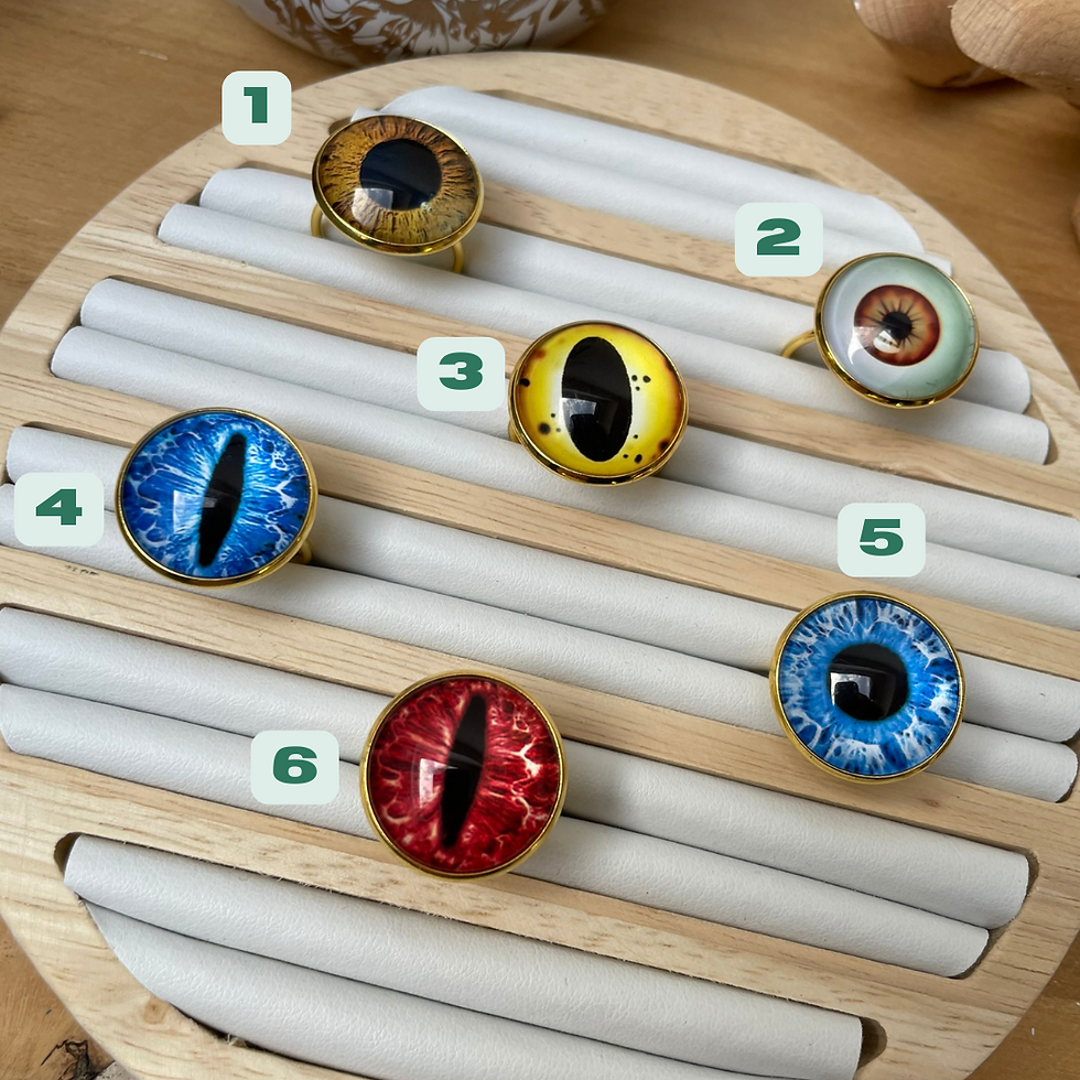 Thumbnail: Bague dorée oeil