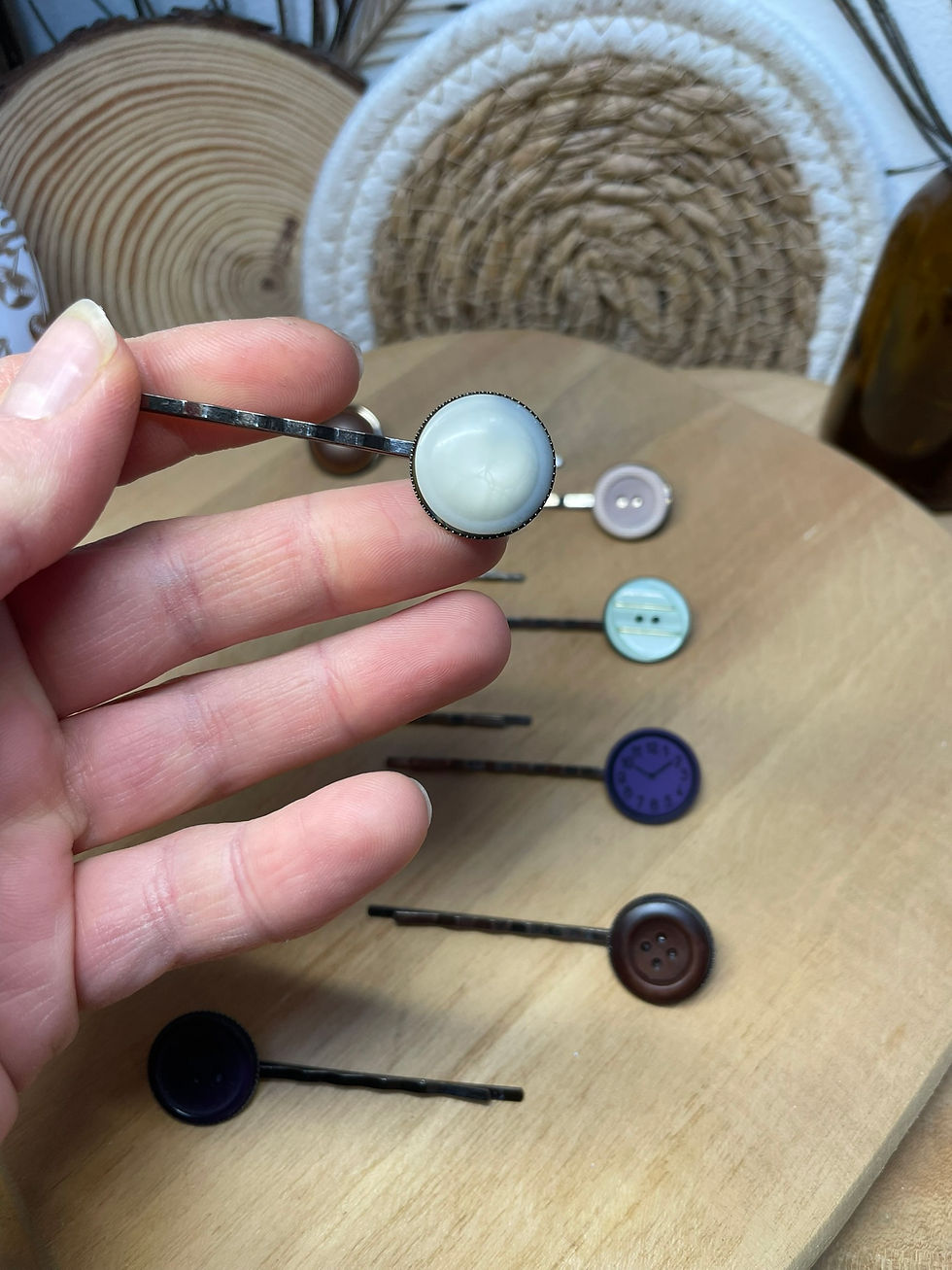 Thumbnail: Trio barrettes boutons