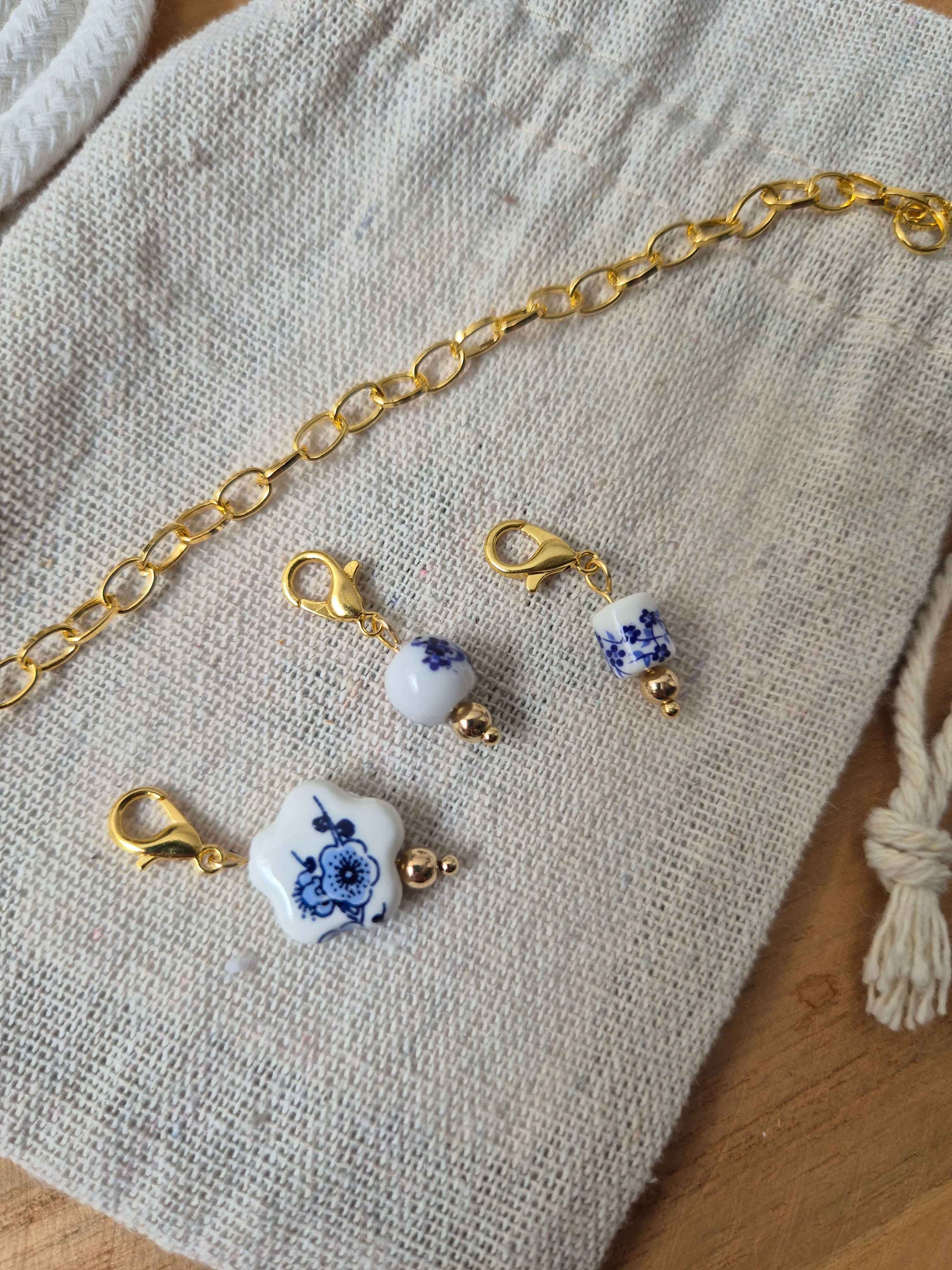 Breloques Blanches & Bleues