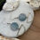 Thumbnail: Boucles d'oreilles bleues demi cercles