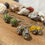 Miniature : Boucles d'oreilles pendantes avec perles en céramique