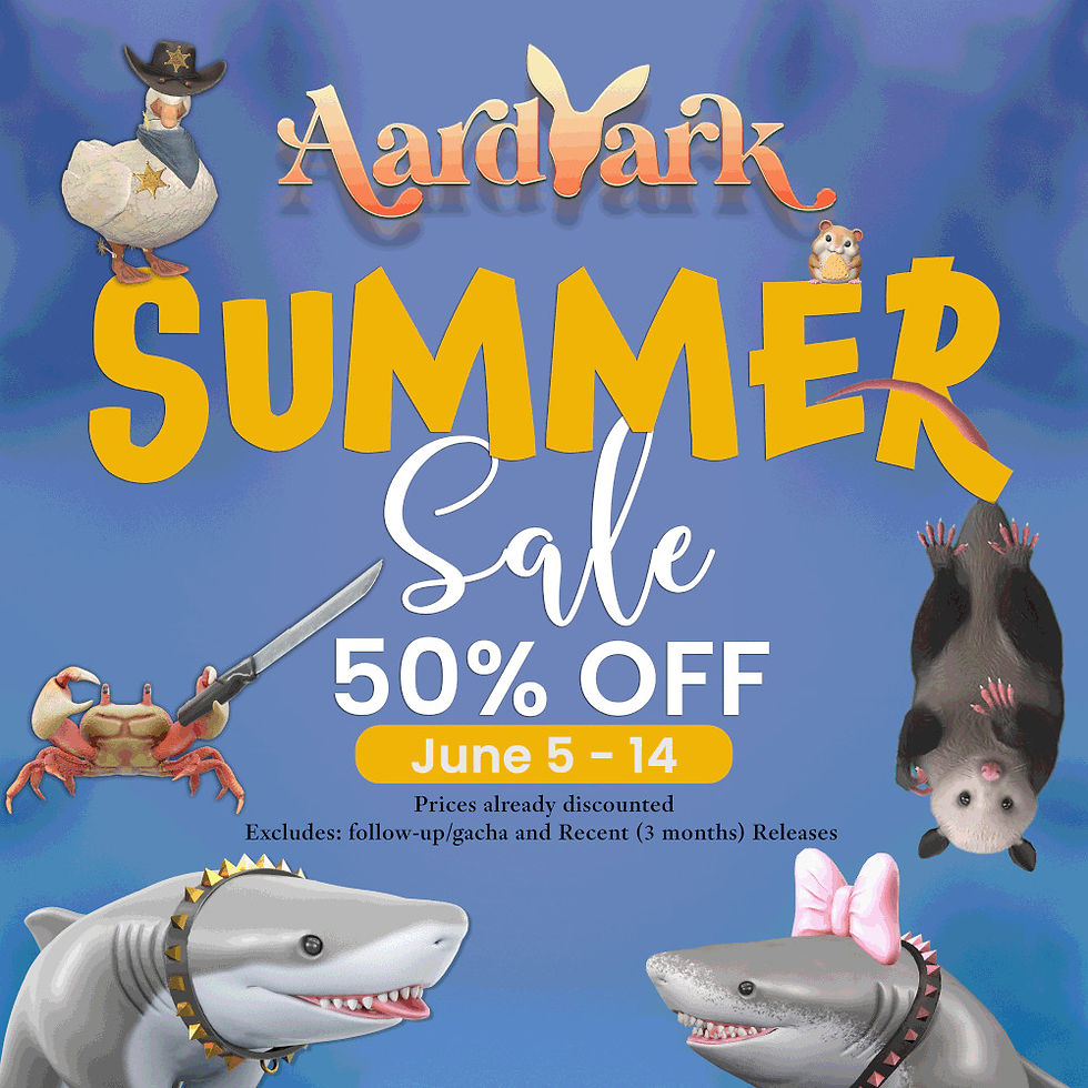 Aardvark SUMMER SALE - 50% OFF!!