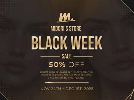 Midori's Store Black Friday Sales!!