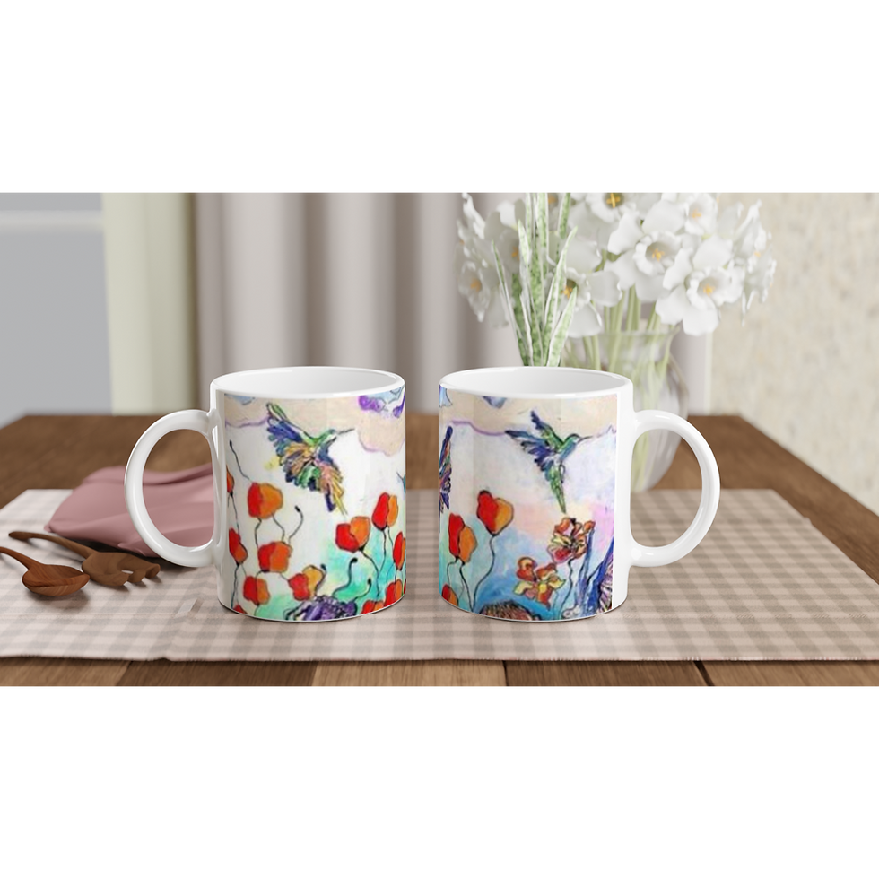 Thumbnail: White 11oz Ceramic Mug