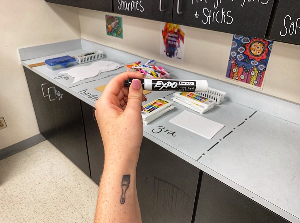 Expo Countertop Teacher Hack