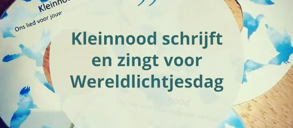 Kleinnood schrijft en zingt voor wereldlichtjes dag met singer songwriter Ruth-Marie Henckes 