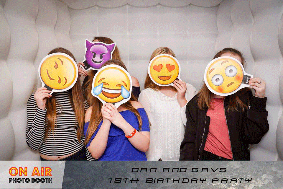 Kids party photo booth