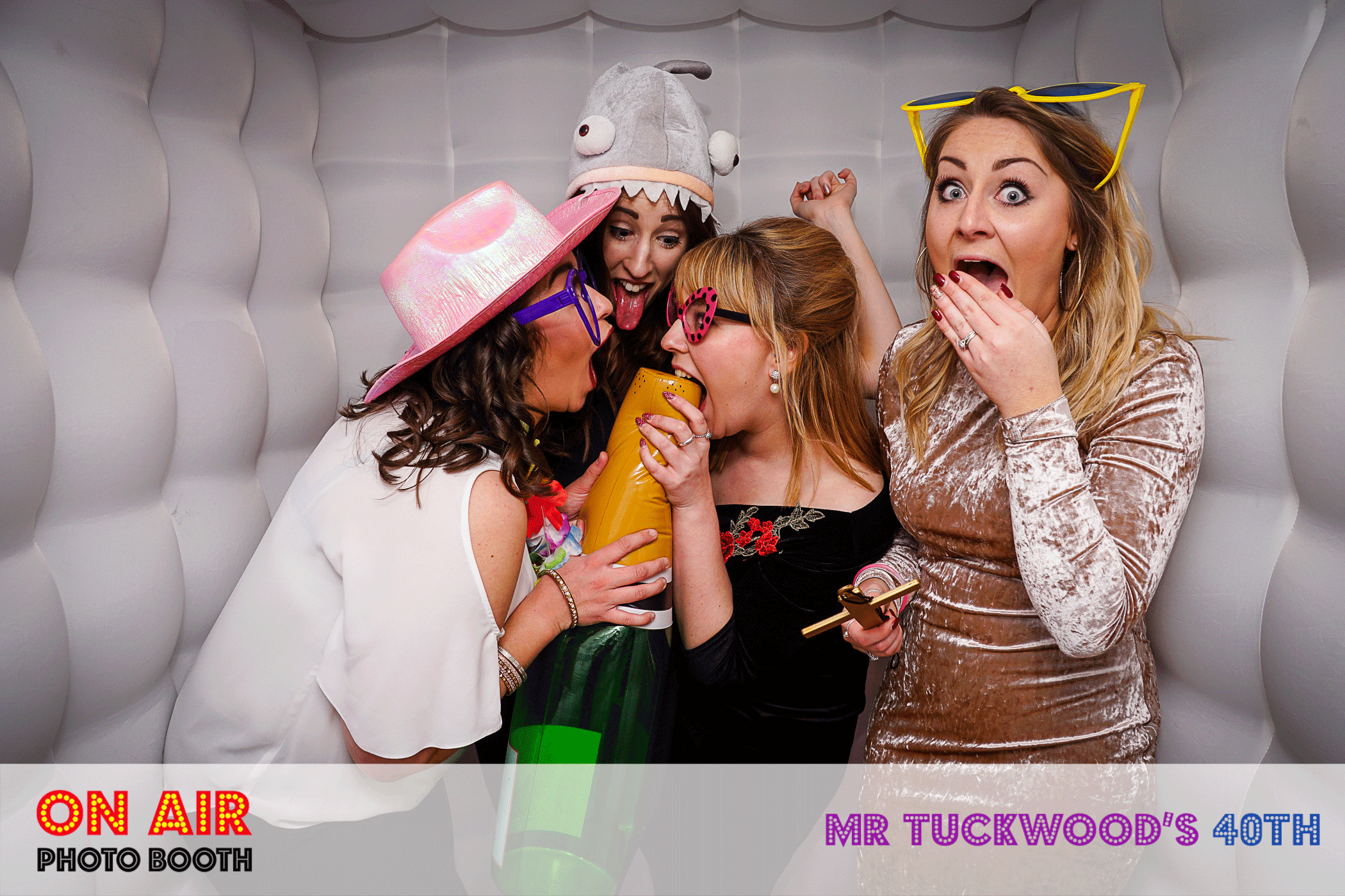 40th party photo booth