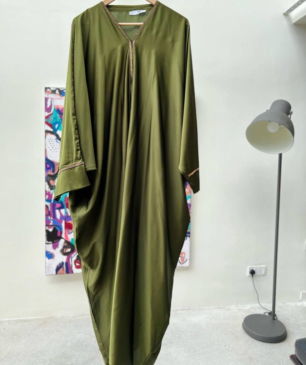 ABAYA BATWING WITH SEQUINS