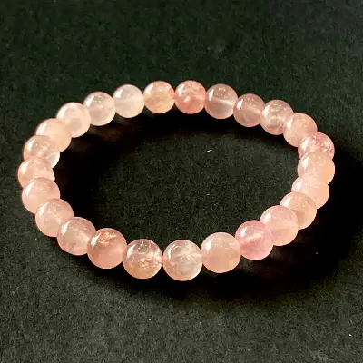 Thumbnail: Rose quartz Bracelet For Unconditional Love-(8mm)