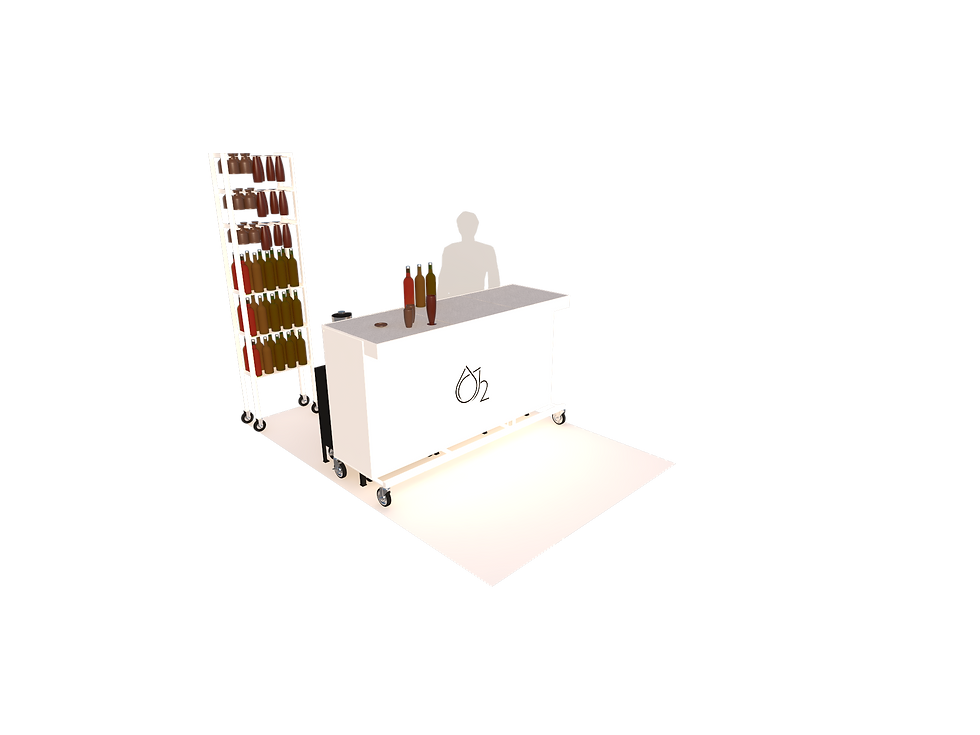 mini-bar pour SPA-Jardin O2